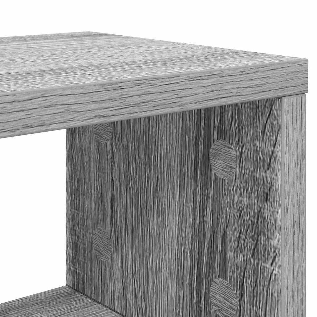 Scrivania studio Sonoma grigio 130 x 42,5 x 36 cm 8006729