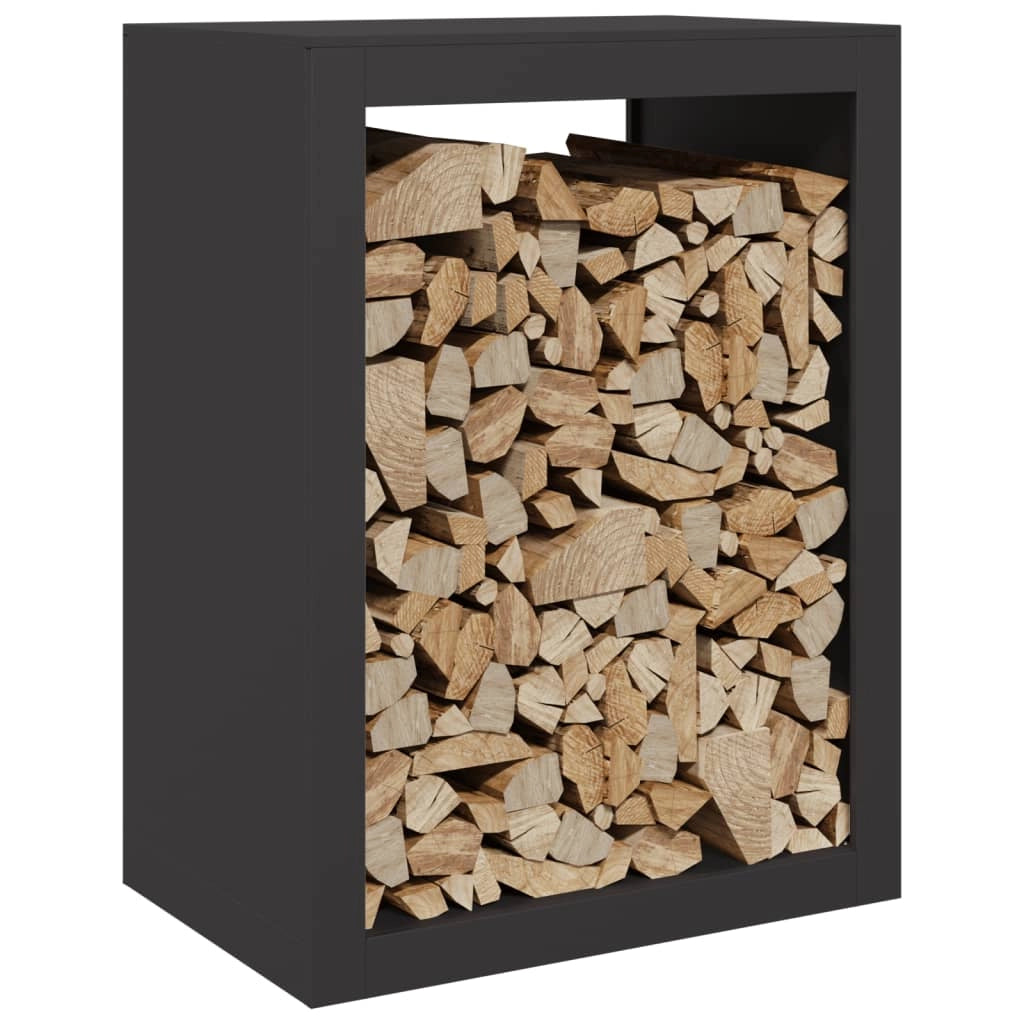 Portalegna 60 x 40 x 80 cm acciaio nero 02_0043734