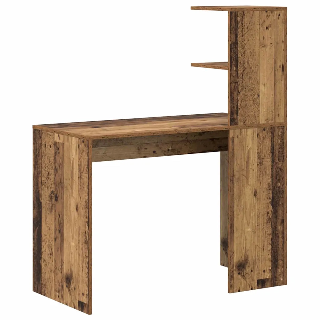 Scrivania | Tavolo da Ufficio Legno vecchio 102 x 50 x 124 cm Legno multistrato