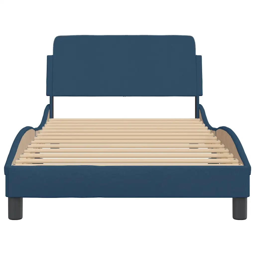 Giroletto con Testiera Dover Blu 100x200 cm Tessuto 373131