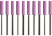 Kit di abrasivi per seghe a catena - 10 pezzi - diametro 4,8 mm - per catene a .325 - compatibile con attrezzi rotativi - per lavorazione del legno e lisciatura di metalli