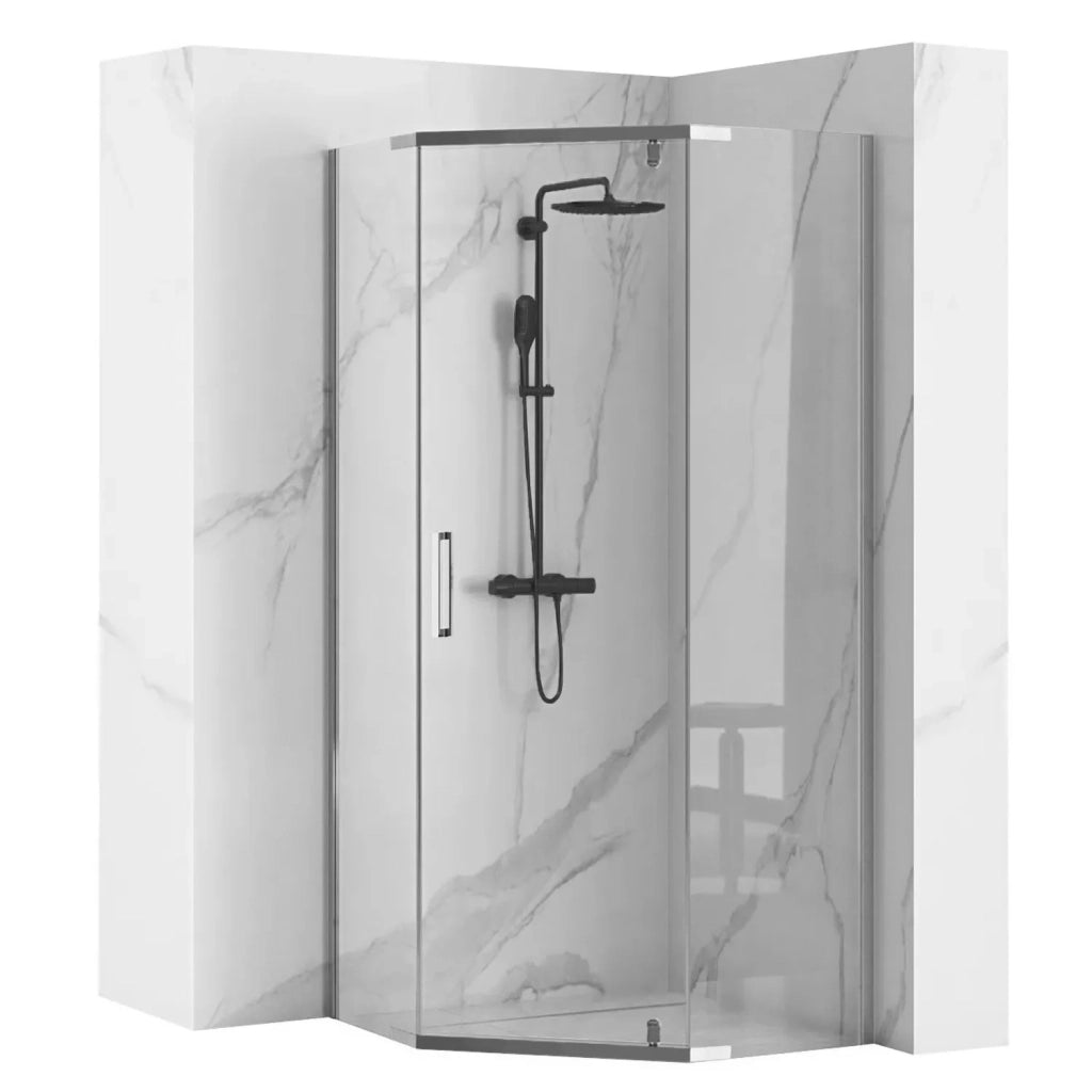 Cabina Doccia Axin Chrom 90x90 con piatto doccia Diamond