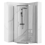 Cabina Doccia Axin Chrom 90x90 con piatto doccia Diamond