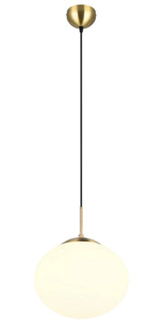 Lampada a sospensione Fomento Trio ottone sfera vetro Ø30