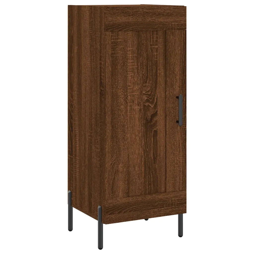 Credenza Rovere Marrone 34,5x34x90 cm in Legno Multistrato 830459