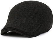 Cappello di lana per uomo, copertura per capelli calda e soffice con imbottitura di piuma di fagiano.
