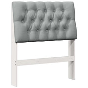 Testiera | Testata imbottita Grigio chiaro 75 cm Pino massello