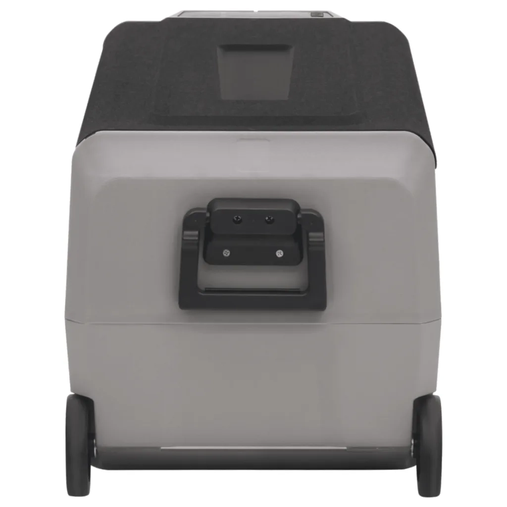 Borsa Frigo con Ruote e Adattatore Nera e Grigia 50 L PP e PE 3154639
