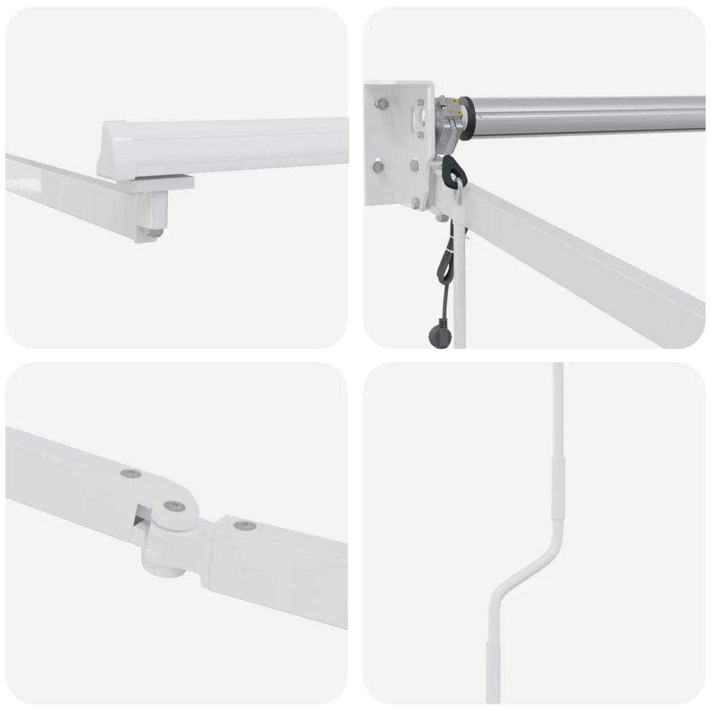 Struttura della tenda elettrica retrattile Bianco 3 x 2 m 42024180