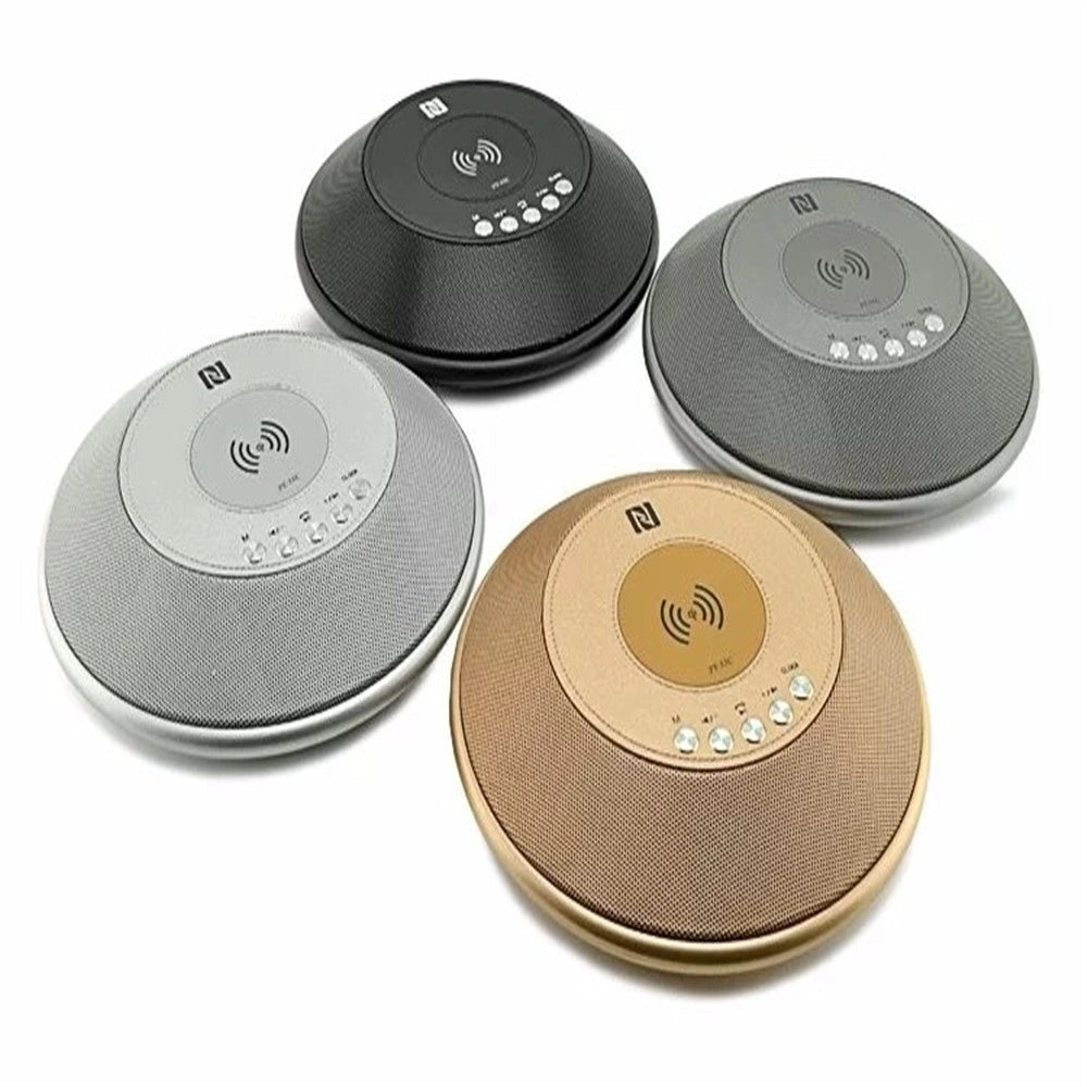 Trade Shop - Altoparlante Bluetooth Con Orologio Radio Tf Card Aux 3w Wireless Per Cellulare -