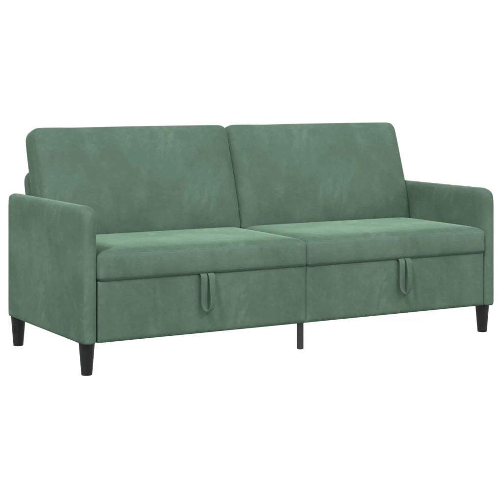 Divano con Storage Verde Mare 192 x 78 x 87 cm Poliestere 42037000
