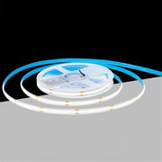 Trade Shop - Striscia Led Cob Bobina 5mt Flessibile Dc 24v Varie Temperature Colore Cob-24v-320 - -bianco Freddo      -