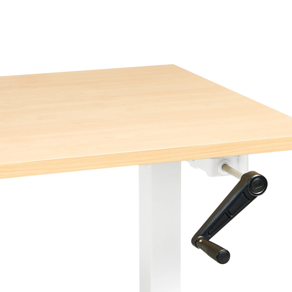Scrivania regolabile in altezza elettricamente bianco 180 x 72 cm Struttura in acciaio verniciato a polvere