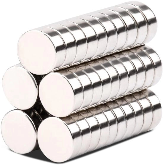 Magnetici Neodymium 6x2mm, 50 Stuks Magnetici Mini Platti, Magnetici Ronde per Pannello Magnetico Pannello da Appendere