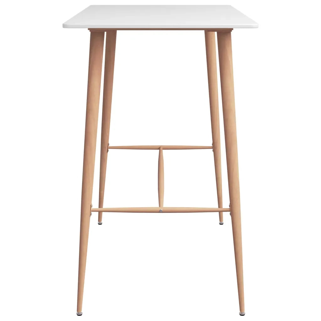 Set da Bar 5 pz Bianco e Grigio 3057436