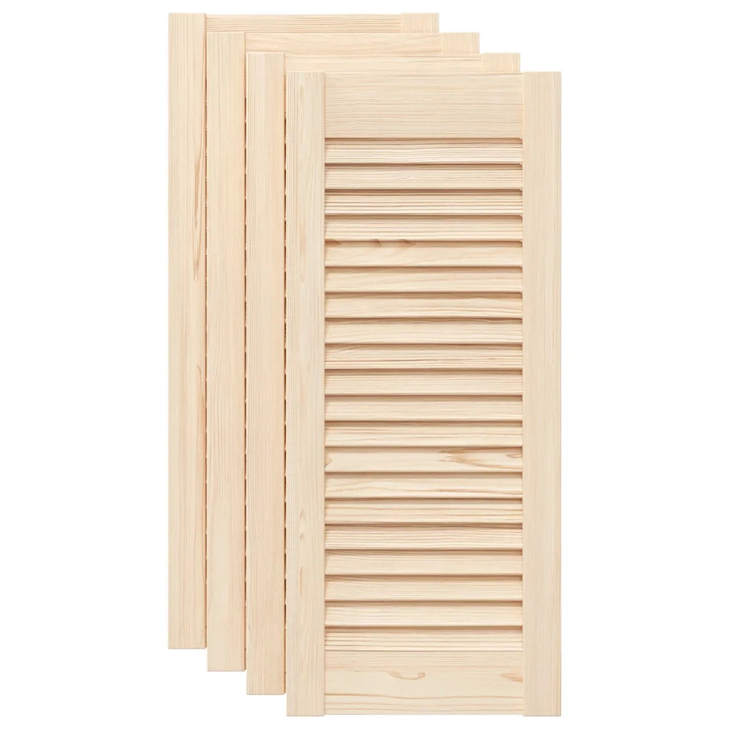 Ante con Design a Lamelle 4 pz 69x29,5 cm in Legno di Pino 4015893