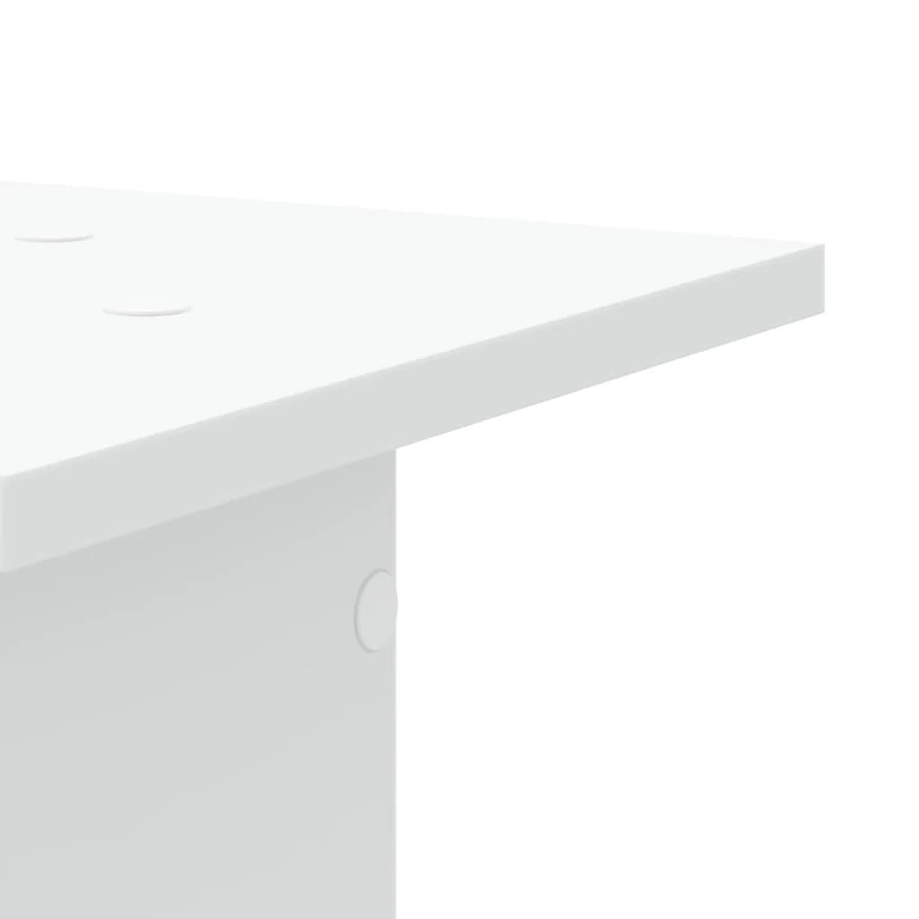 Portavasi mobili per fiori set da 2 30 x 30 x 60 cm legno ingegnerizzato bianco 02_0045277