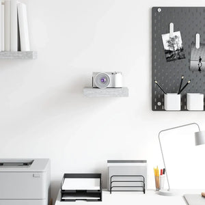 Scaffale a Parete Grigio Cemento 23x23,5x3,8 cm in MDF cod mxl 71469