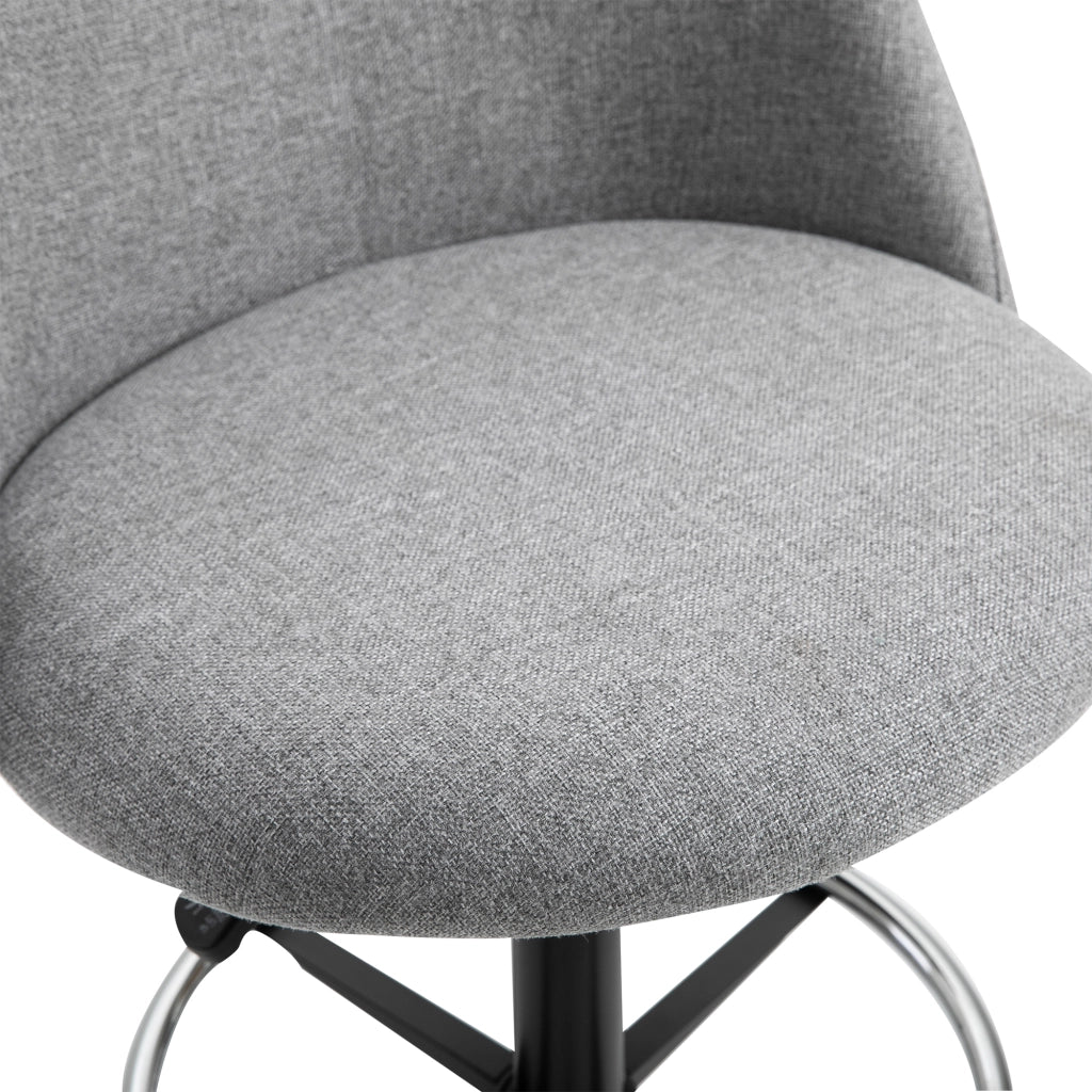 Sgabello da ufficio regolabile in altezza 105-125 cm ¨C Xylo ¨C grigio lino