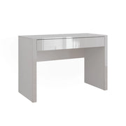 Vicco Tavolo da toilette Bianco lucido/bianco 110 cm con 2 cassetti