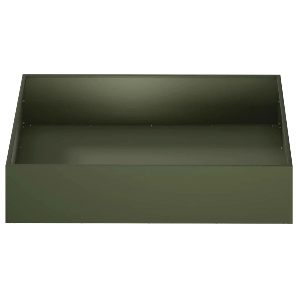 Vaso da giardino Verde Oliva 80 x 80 x 20 cm 8005014
