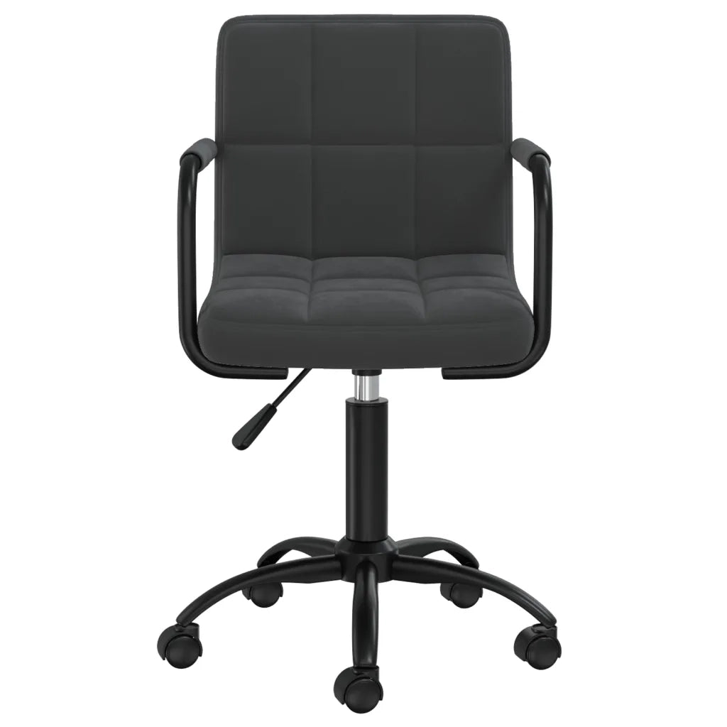 Sedie da Pranzo Girevoli 4 pz | Sedie da cucina Nere in Velluto