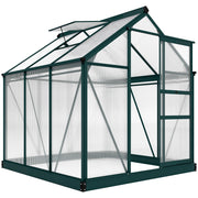 Serra da giardino in polycarbonate ¨C zephmum ¨C 190x192x201 cm verde scuro UV 30+