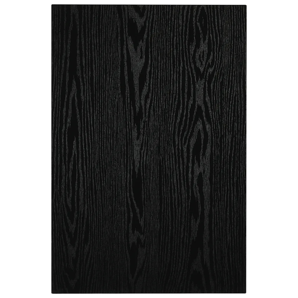 Set Mobili da Bagno | Armadio da bagno 2 pz Ceramica Nero