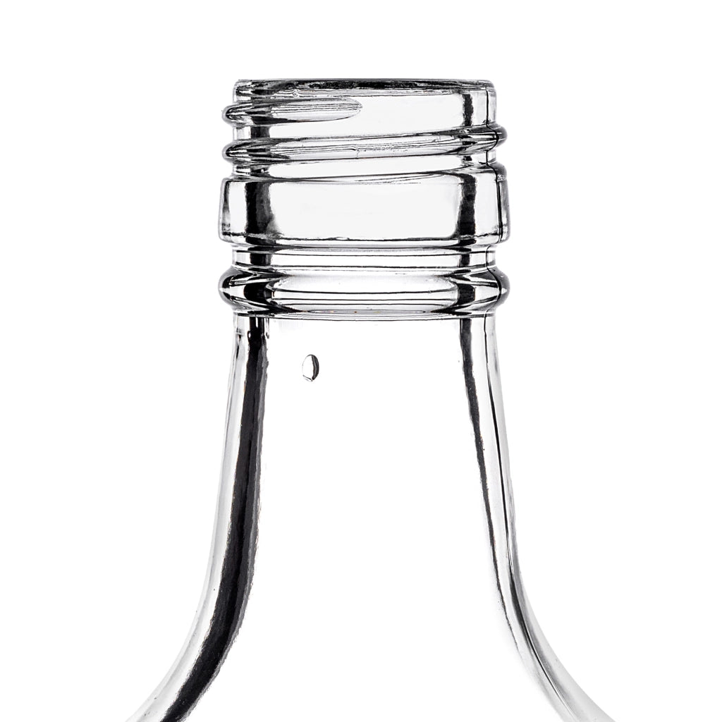 KADAX Bottiglia in Vetro per Tintura 250ml Con Tappo Bianco 50pz.