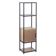 MOBILE CON RIPIANI IN LEGNO cm. 43 x 33 x h.153 - 5 ripiani  - BricoGo