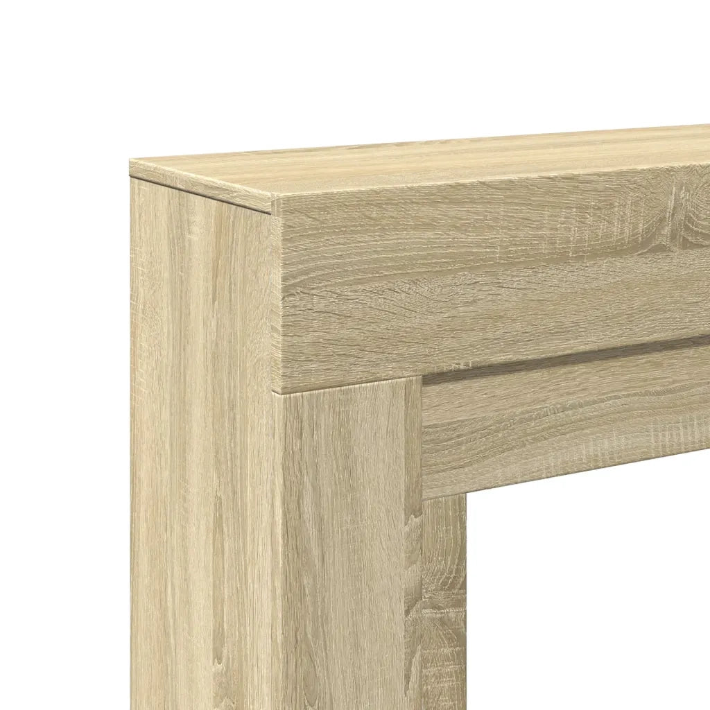 Cornice per Camino Rovere Sonoma 100x30x87,5 cm in Truciolato CFW4104627