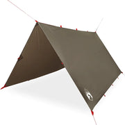 Telone da campeggio | Tenda da campo Marrone 306x306 cm Impermeabile