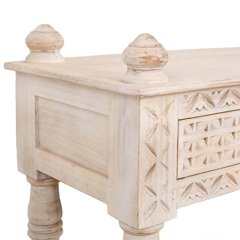 Mueble de entrada in legno finitura artigianale 196x46x97h cm