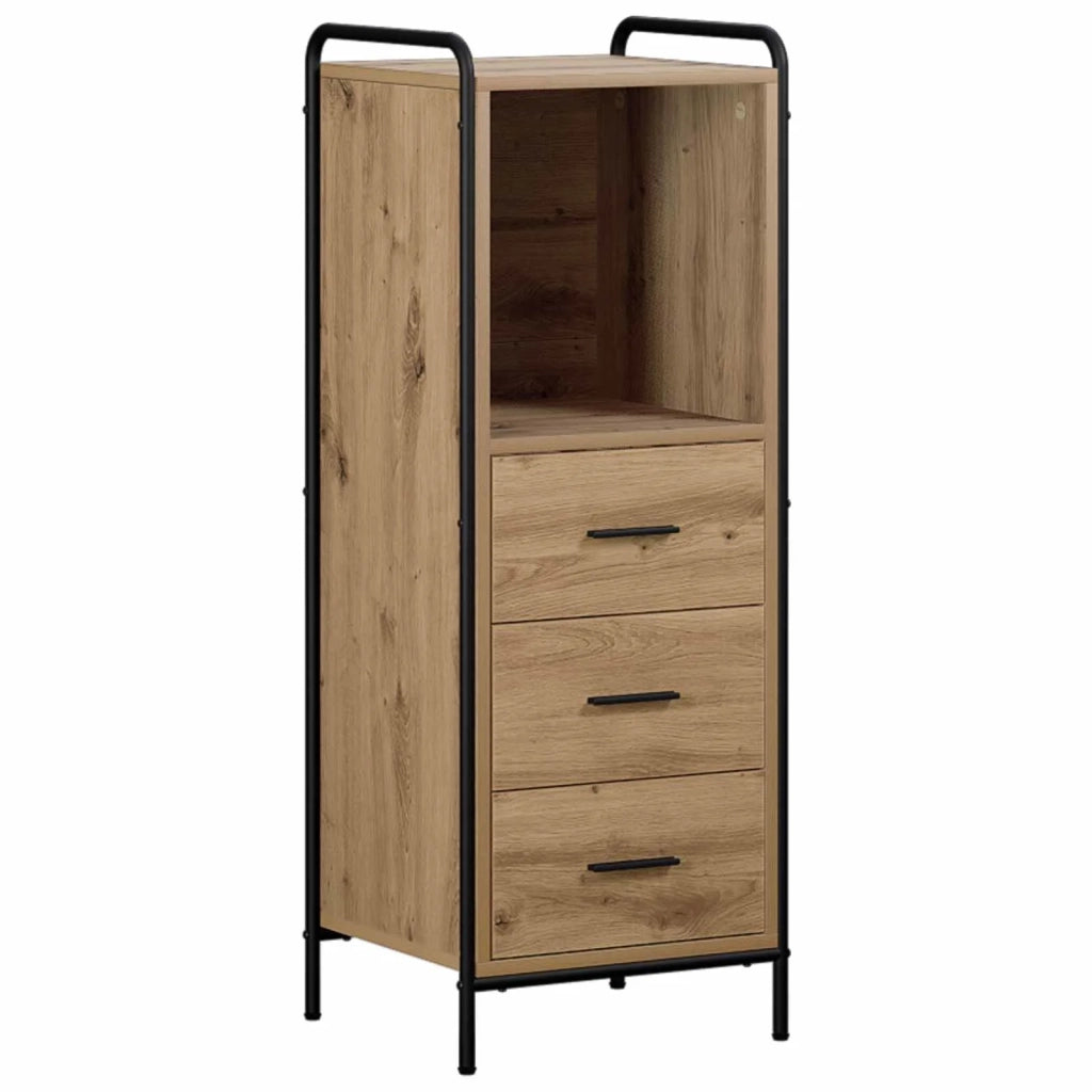 Set di Armadi da Bagno 3 pz Rovere Artigianale 3444530