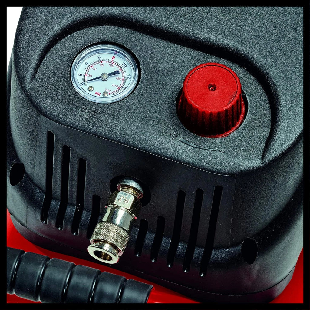 Compressore Aria 24 Lt Einhell TC-AC 200/24/8 OF 8 Bar 1200W Autolubrificato