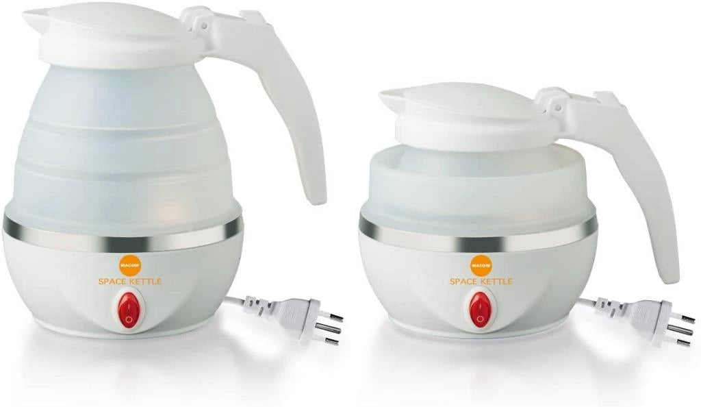 Bollitore Elettrico Caraffa Salvaspazio in Silicone Pieghevole Macom 800 ml