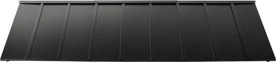 Vasto Metallotti 264.2 x 91.4 cm, Vetro Metallotti Deurluifel, Struttura in Acciaio Duraturo per Protezione Esterna contro Pioggia, Neve & Luce Solare presso Ingressi, Vetrine, Verande e Balconi