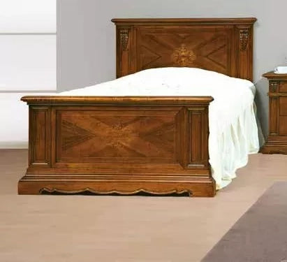Letto bassano arte povera in legno 1 piazza e mezza