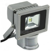 Trade Shop - Faretto Lampada Esterna Faro Led 10w Con Sensore Di Movimento Pir 9 Led 600lm -