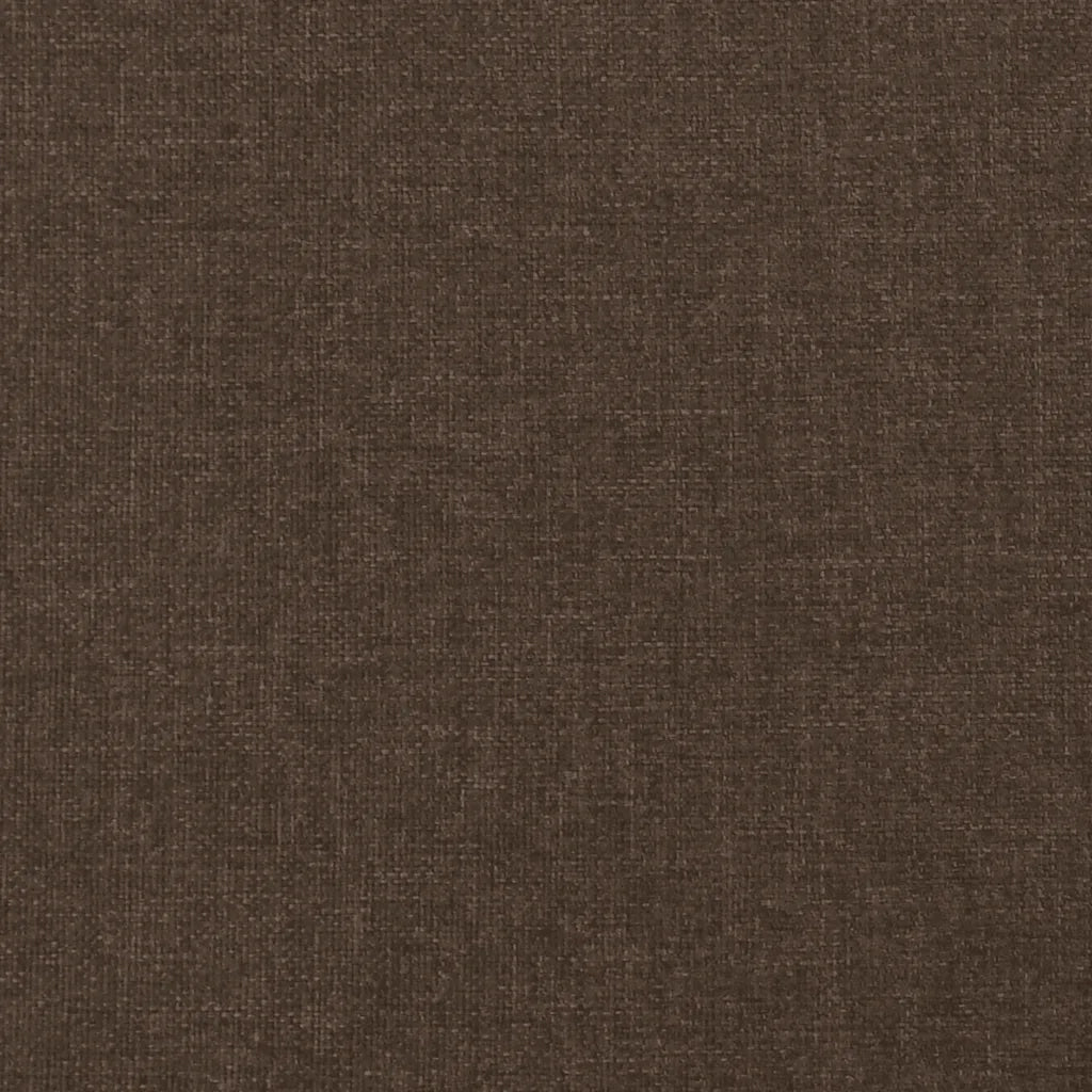 Giroletto senza Materasso Marrone Scuro 80x200 cm in Tessuto 379511