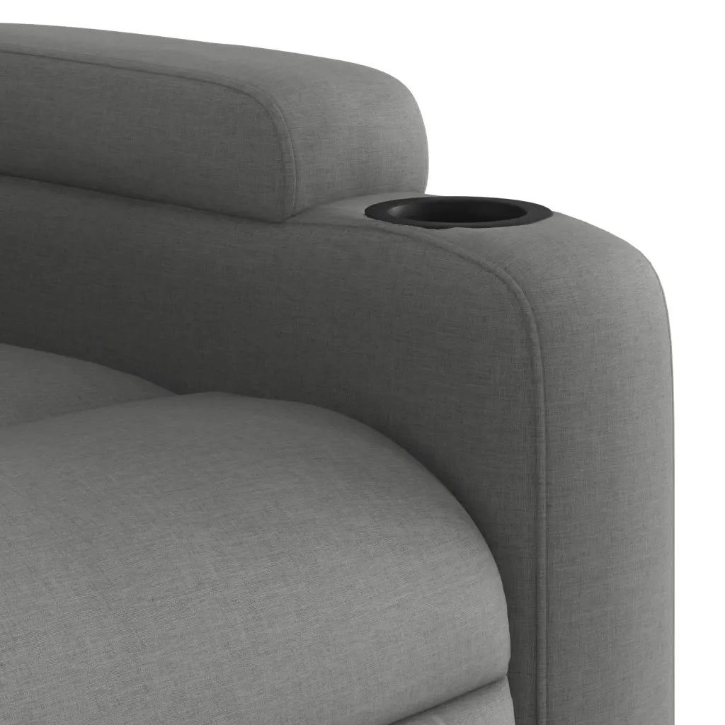Divano Sedia-Poltrona reclinabile in tessuto grigio scuro 821810