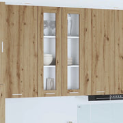 Armadio pensile con porta Rovere artigianale 60 x 31 x 100 cm 884393