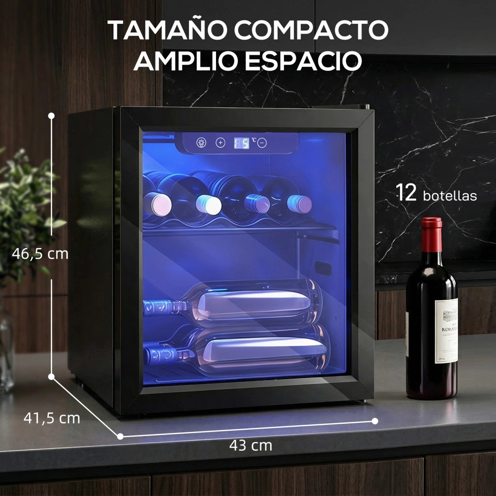 Cantinetta per Vini Refrigerata ¨C zephmum ¨C Nero, 36 L, Temperatura 4-16 ¡æ