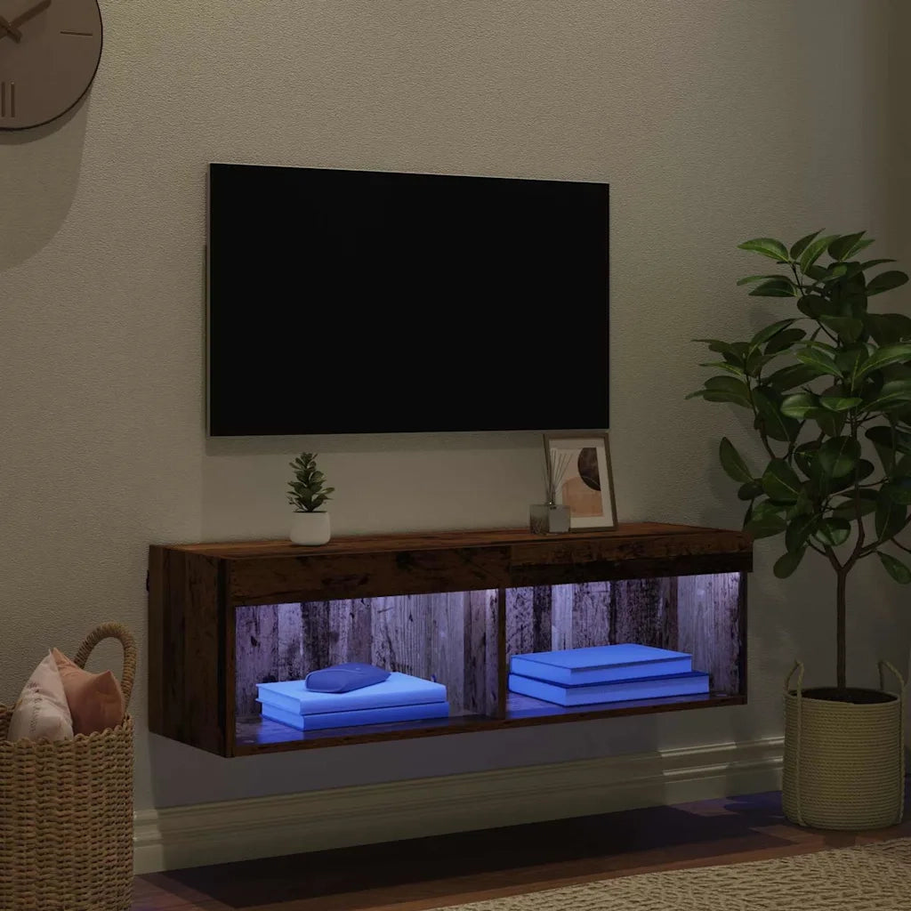 Set mobile TV-Credenza per TV Legno vecchio 100 x 30 x 30 cm Legno multistrato