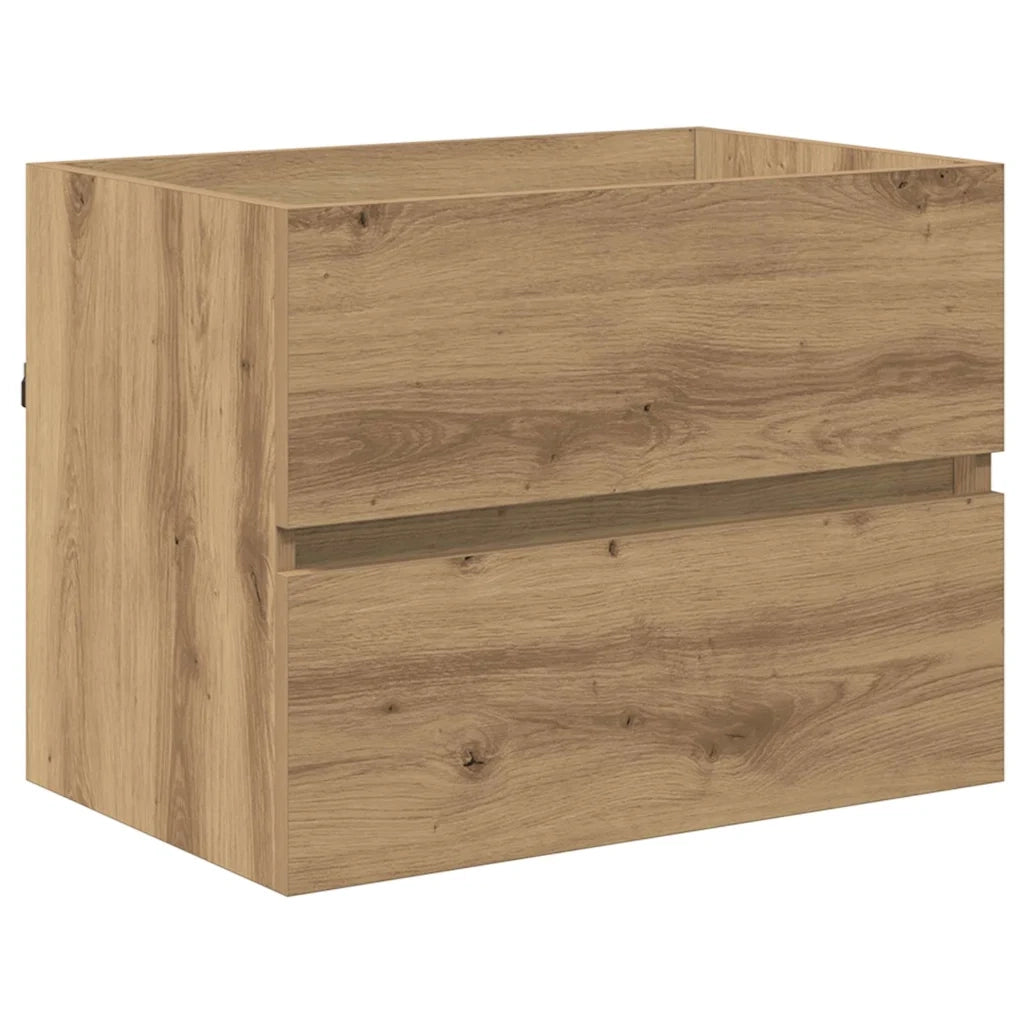 Set di mobili per il Bagno | Armadio da bagno 2 pz Rovere artigianale