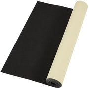 EVA Schiuma Autoadesiva 2 metri x 40 cm Nero - Telaio di schiuma impermeabile per protezione dei mobili, stoppafughe, costumi - 1 mm di spessore