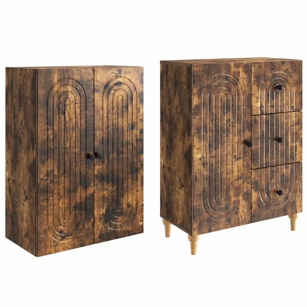 Set di armadi 2 pcs 66 x 34,5 x 90 cm Legno ingegnerizzato