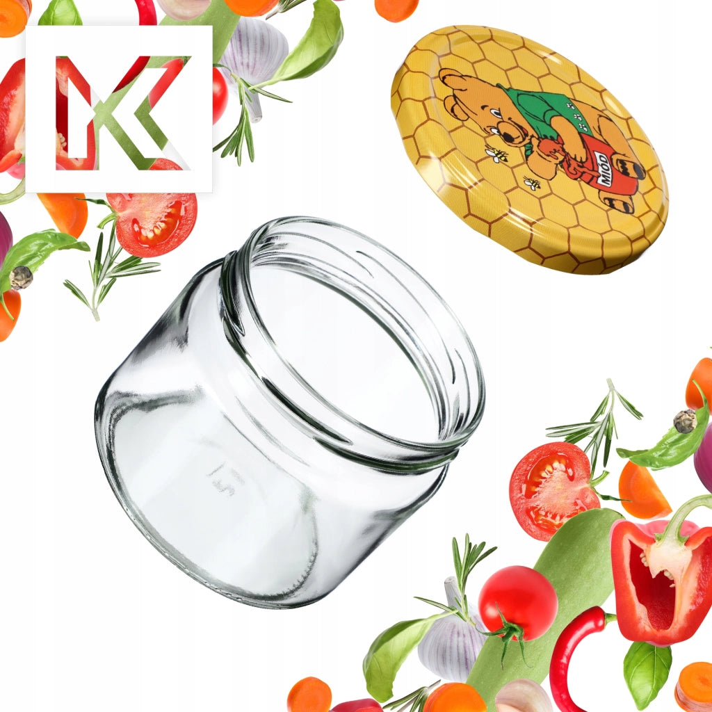 KADAX Sonka vasetti 330ml 50pz 82mm + coperchio "Miele"