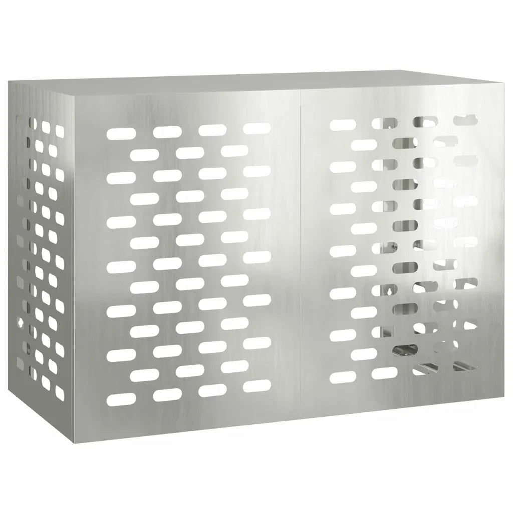 Copertura per condizionatore d'aria Argento 100 x 50 x 70 cm 865902