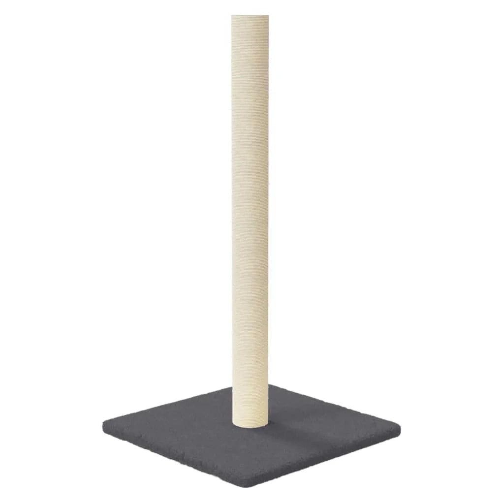Tiragraffi per gatti Mobili per arrampicata su torre Raschietto per gatti piattaforma per arrampicata scuro 35 x 35 x 70 cm grigio 02_0022767